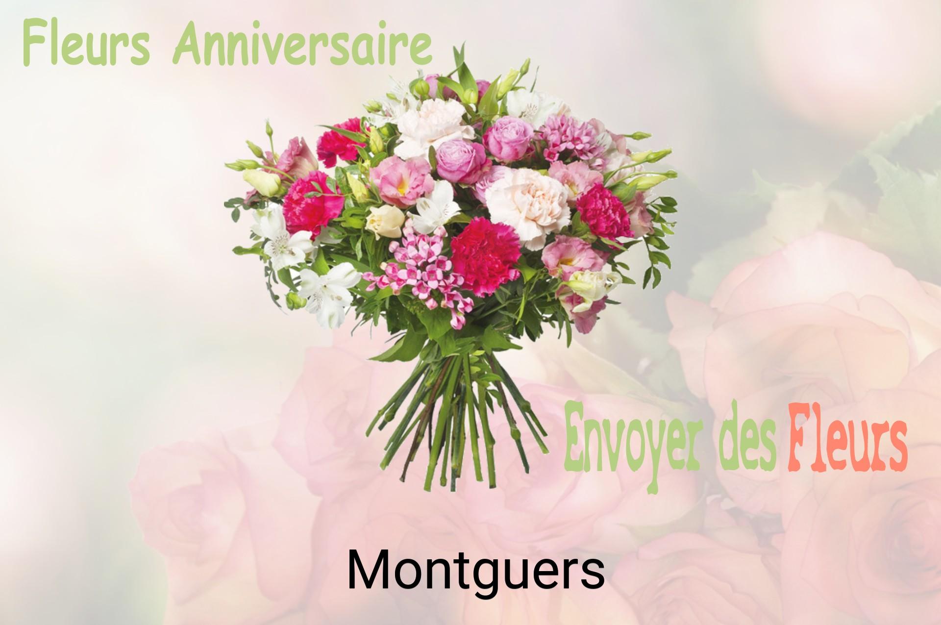 Bouquet de fleurs d’anniversaire livré à Montguers